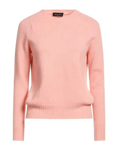 Roberto Collina Woman Sweater Pink Size S Cotton