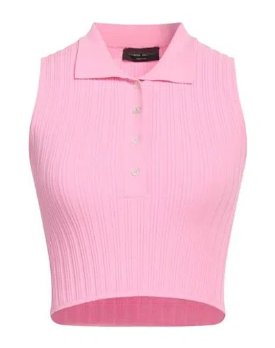 Roberto Collina Woman Sweater Pink Size S Viscose, Polyester