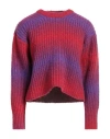 Roberto Collina Woman Sweater Red Size S Baby Alpaca Wool, Nylon