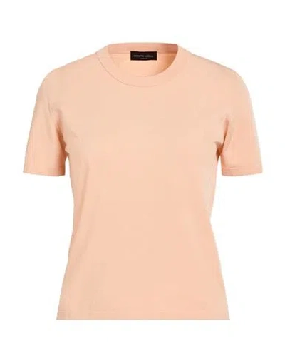 ROBERTO COLLINA ROBERTO COLLINA WOMAN SWEATER SALMON PINK SIZE M VISCOSE, POLYESTER