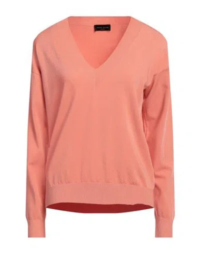 Roberto Collina Woman Sweater Salmon Pink Size S Viscose, Polyester