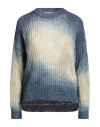 Roberto Collina Woman Sweater Slate Blue Size S Cotton, Polyamide