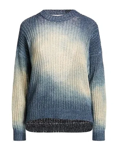 Roberto Collina Woman Sweater Slate Blue Size S Cotton, Polyamide