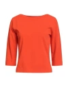 Roberto Collina Woman Sweater Tomato Red Size L Viscose, Polyester