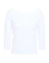 Roberto Collina Woman Sweater White Size L Viscose, Polyester In White