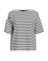 Roberto Collina Woman Sweater White Size L Viscose, Polyester In White