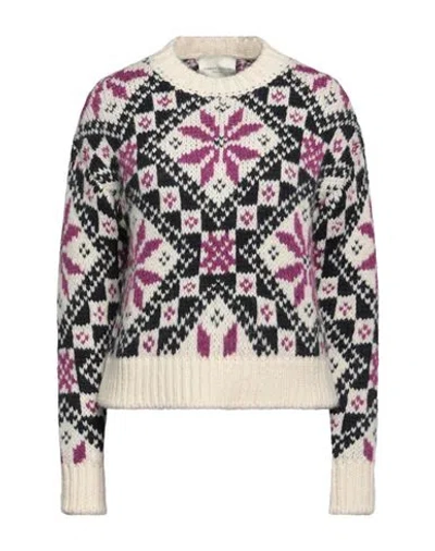 Roberto Collina Woman Sweater White Size M Baby Alpaca Wool, Nylon, Wool