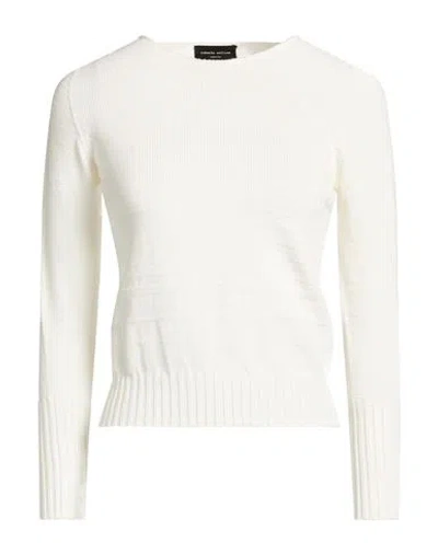 Roberto Collina Woman Sweater White Size S Cotton
