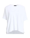 Roberto Collina Woman Sweater White Size S Viscose, Polyester In White