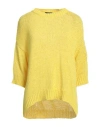 Roberto Collina Woman Sweater Yellow Size M Cotton, Polyamide