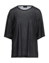 Roberto Collina Woman T-shirt Black Size Xs Cotton, Polyamide