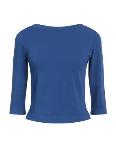 Roberto Collina Woman T-shirt Blue Size Xs Viscose, Polyester