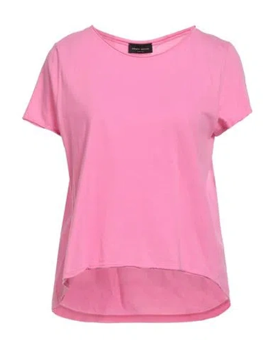 Roberto Collina Woman T-shirt Fuchsia Size Xs Cotton In Pink