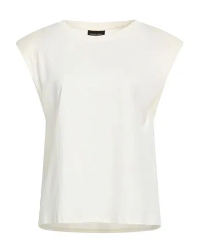 Roberto Collina Woman T-shirt Ivory Size S Cotton In White