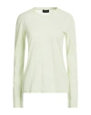 Roberto Collina Woman T-shirt Light Green Size M Cotton, Polyamide In White
