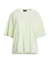 Roberto Collina Woman T-shirt Light Green Size S Cotton, Polyamide In Green