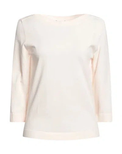Roberto Collina Woman T-shirt Light Pink Size M Viscose, Polyester