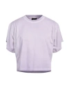 Roberto Collina Woman T-shirt Lilac Size L Cotton In Purple