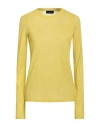 Roberto Collina Woman T-shirt Mustard Size S Cotton, Polyamide In Yellow