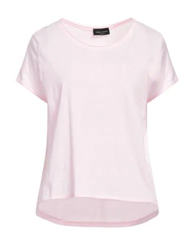 Roberto Collina Woman T-shirt Pink Size M Cotton