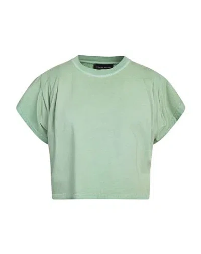 Roberto Collina Woman T-shirt Sage Green Size Xs Cotton