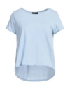 Roberto Collina Woman T-shirt Sky Blue Size Xs Cotton