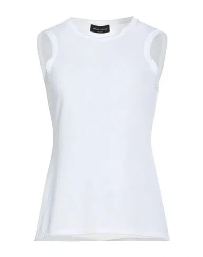 Roberto Collina Woman T-shirt White Size Xl Cotton, Polyamide