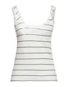 Roberto Collina Tank Tops In White