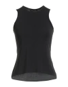 Roberto Collina Woman Top Black Size M Modal, Cashmere, Elastane