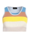 Roberto Collina Woman Sweater Light Blue Size M Cotton In Blue