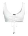 Roberto Collina Woman Top White Size S Viscose, Polyester In White
