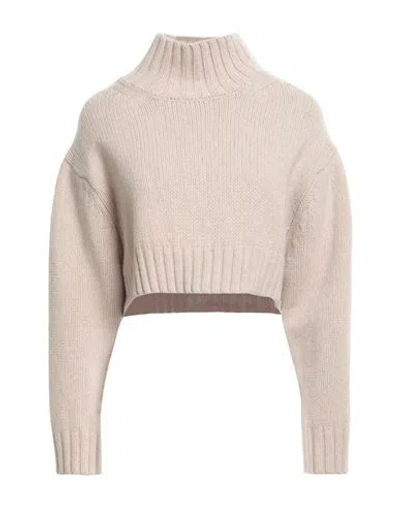 Roberto Collina Woman Turtleneck Beige Size S Wool, Cashmere In Neutral