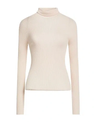 Roberto Collina Woman Turtleneck Beige Size Xs Merino Wool