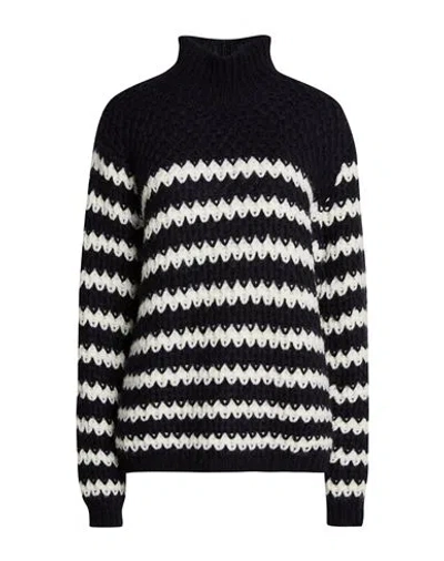 Roberto Collina Woman Turtleneck Black Size Xl Baby Alpaca Wool, Polyamide, Wool