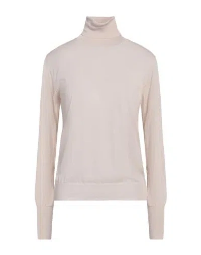 Roberto Collina Woman Turtleneck Cream Size M Merino Wool In White