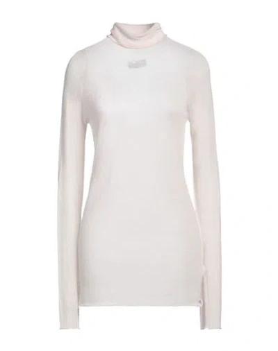 Roberto Collina Woman Turtleneck Ivory Size L Merino Wool In White