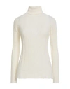 Roberto Collina Woman Turtleneck Ivory Size S Baby Alpaca Wool, Nylon, Wool In White