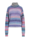 Roberto Collina Woman Turtleneck Lilac Size S Mohair Wool, Nylon, Alpaca Wool, Wool