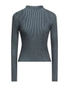 Roberto Collina Woman Turtleneck Midnight Blue Size S Wool In Multi