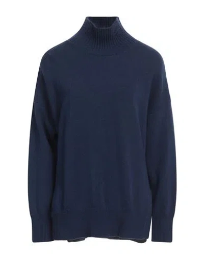 Roberto Collina Woman Turtleneck Navy Size Xs Wool, Cashmere