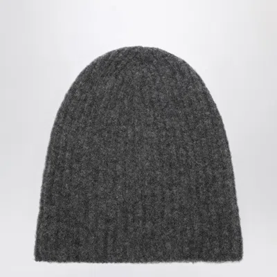 Roberto Collina Women's Cashmere Ribbed Beanie In Gray
