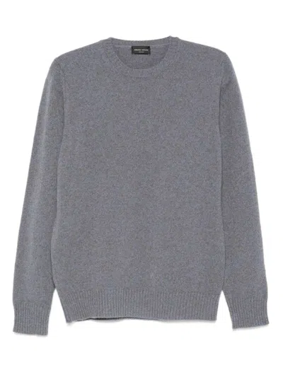 ROBERTO COLLINA WOOL AND CASHMERE MÉLANGE CREW-NECK SWEATER