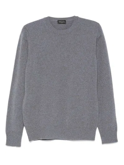 ROBERTO COLLINA ROBERTO COLLINA WOOL AND CASHMERE MÉLANGE CREW-NECK SWEATER CLOTHING