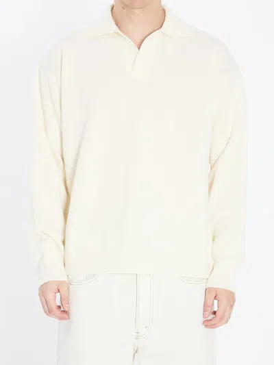 ROBERTO COLLINA ROBERTO COLLINA WOOL AND CASHMERE OVER POLO