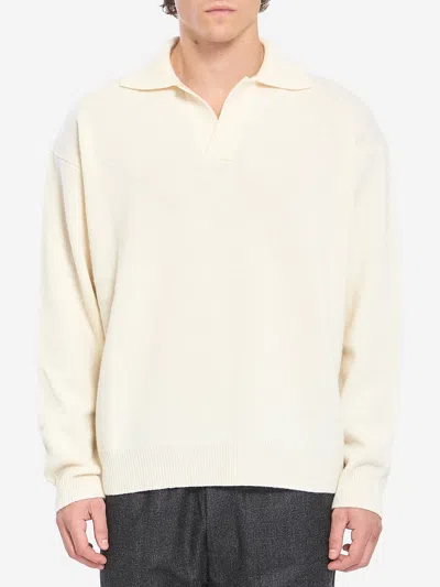 ROBERTO COLLINA WOOL AND CASHMERE OVER POLO