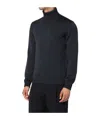 Roberto Collina Wool Pullover Blue In Blue