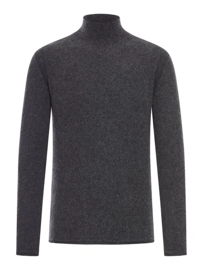 ROBERTO COLLINA WOOL HIGH NECK SWEATER