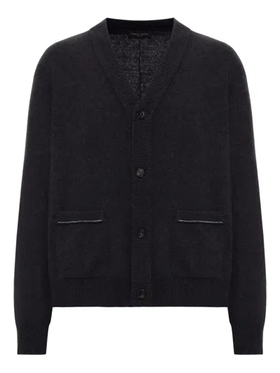 ROBERTO COLLINA WOOL V-NECK CARDIGAN