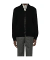 Roberto Collina Zippered Long-sleeved Sweater In Black