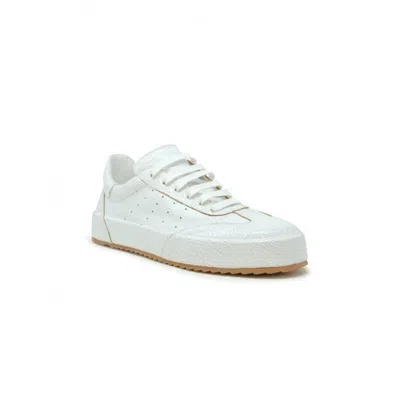 Roberto Del Carlo White Patent Leather Sneakers